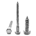 5/8x22-5 x 2 1/2x22 Hex Lag Screw Low Carbon Steel Hot Dip Galvanized Pk 25 Z5350