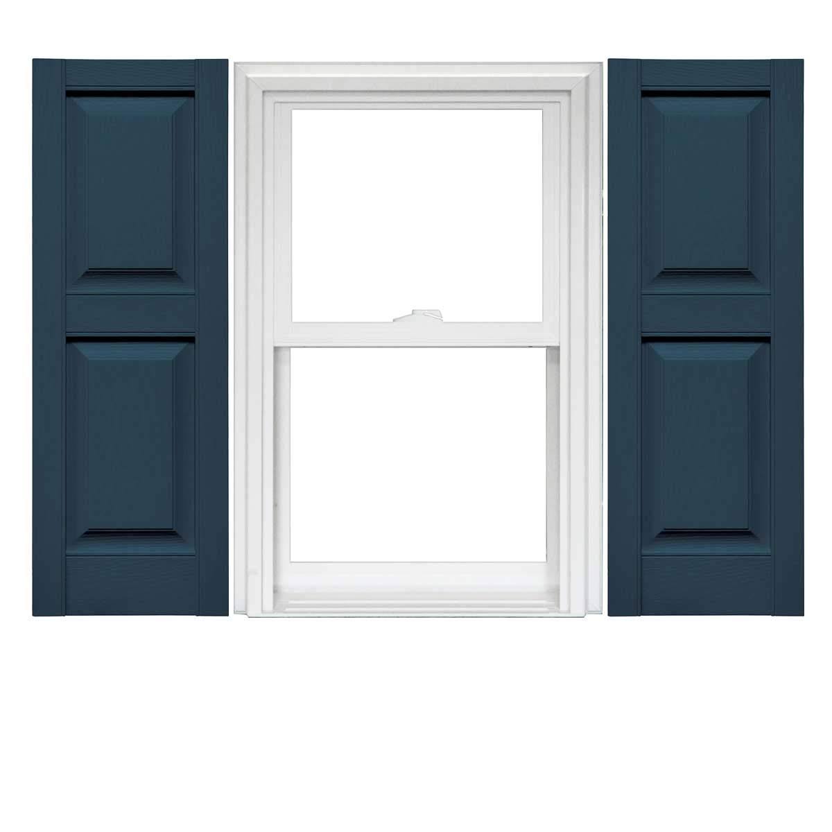 Classic Blue Vinyl Shutters (1 Pair) 14.75 x 75 S9180
