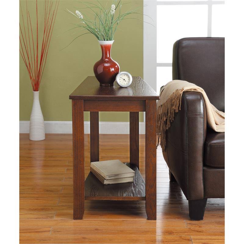 Espresso Chairside Table C9012