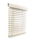 Cordless Faux Wood Blind 68.5 inch W x 60 inch H W161