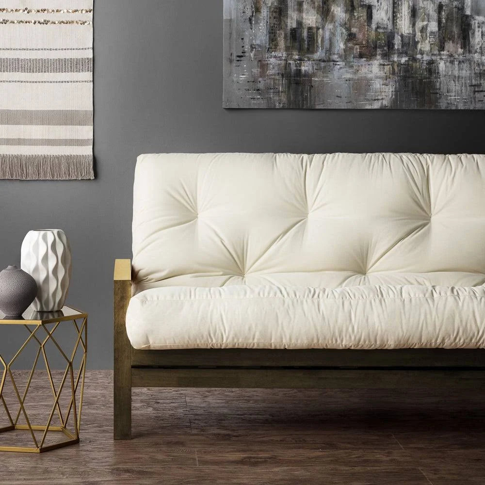 Blue Queen-size 5-Inch Futon Mattress J137
