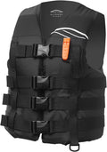 Black 4XL/Plus Nylon Life Vest O967246