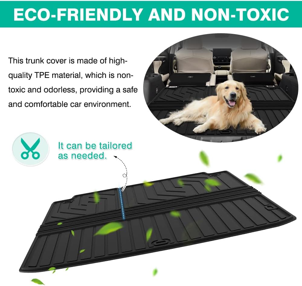 Cargo Liner Trunk Mat All Weather TPE Pack of 2 V350025