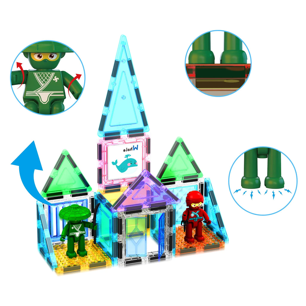 100 Pieces Magnet Tile Building Block Set N4215