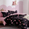 Blue Twin 5 Piece Microfiber Bedding Set K996