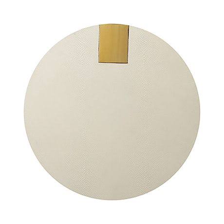 Light Grey Shagreen Side Table F751