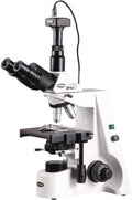 Digital Trinocular Compound Microscope, 40X-2500X Magnification, Infinity Objectives, 1.3MP Camera S737
