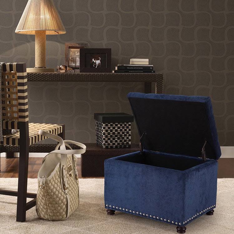 Rectangular Tufted Storage Ottoman P98274