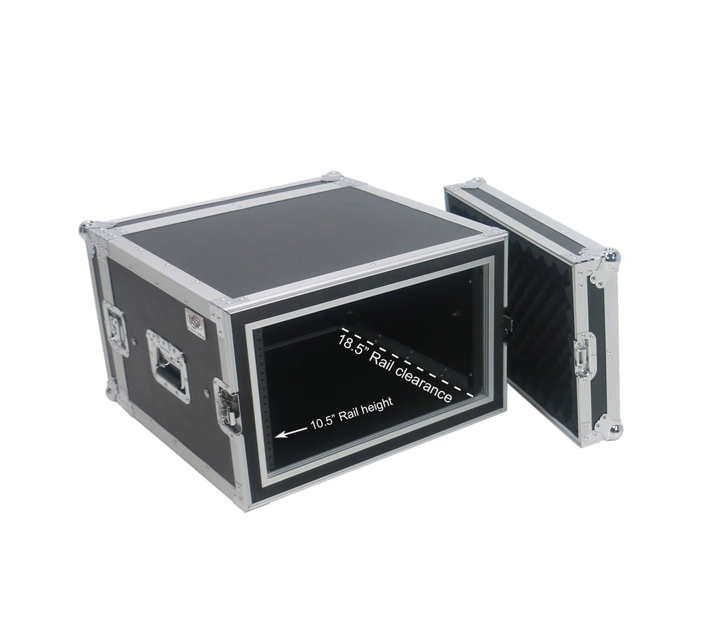6 Space ATA Shock Mount Amp Rack Case N85662
