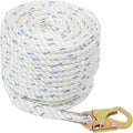 5/8 Inch 150ft Fall Protection Vertical Lifeline Rope with Snap Hook P69952