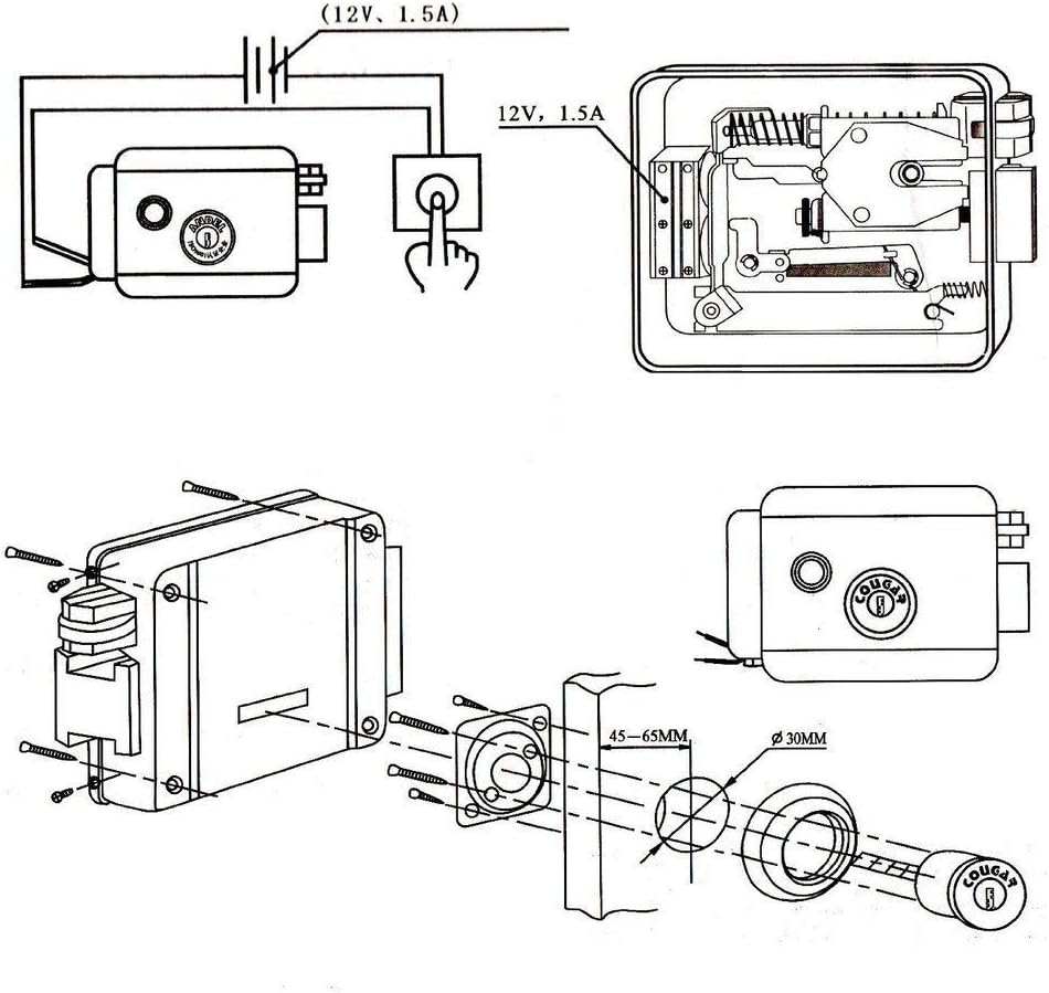 Stainless Steel Electronic Door Lock with 6 Computerized Keys B480