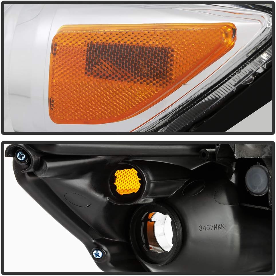 Chrome Housing Headlights Assembly for Toyota Corolla Z949