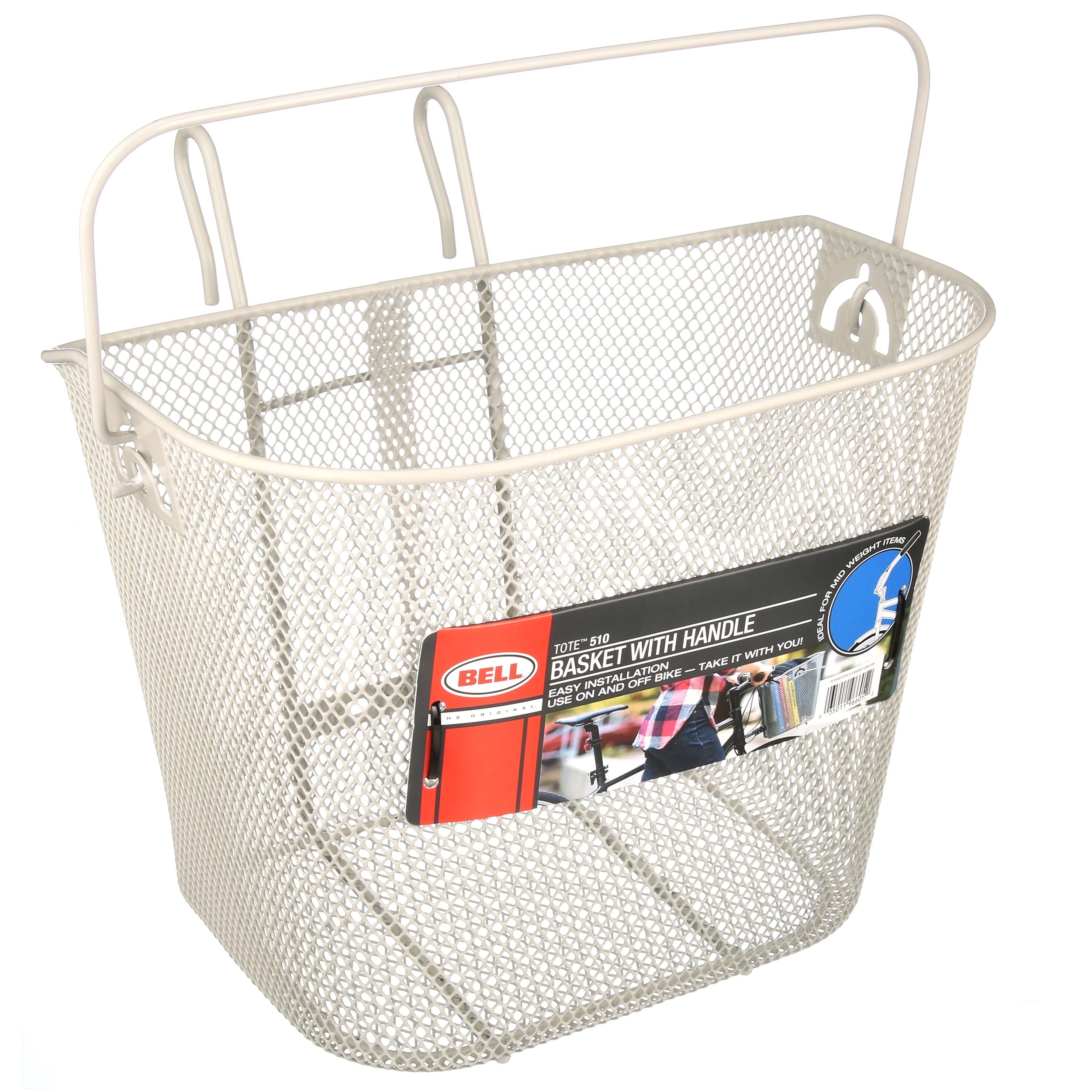 Gray Metal Handlebar Basket A205184