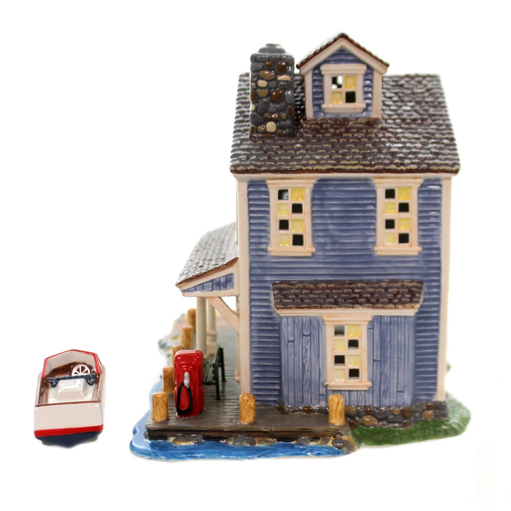 Ceramic Christmas Snow Village Buildings S6668