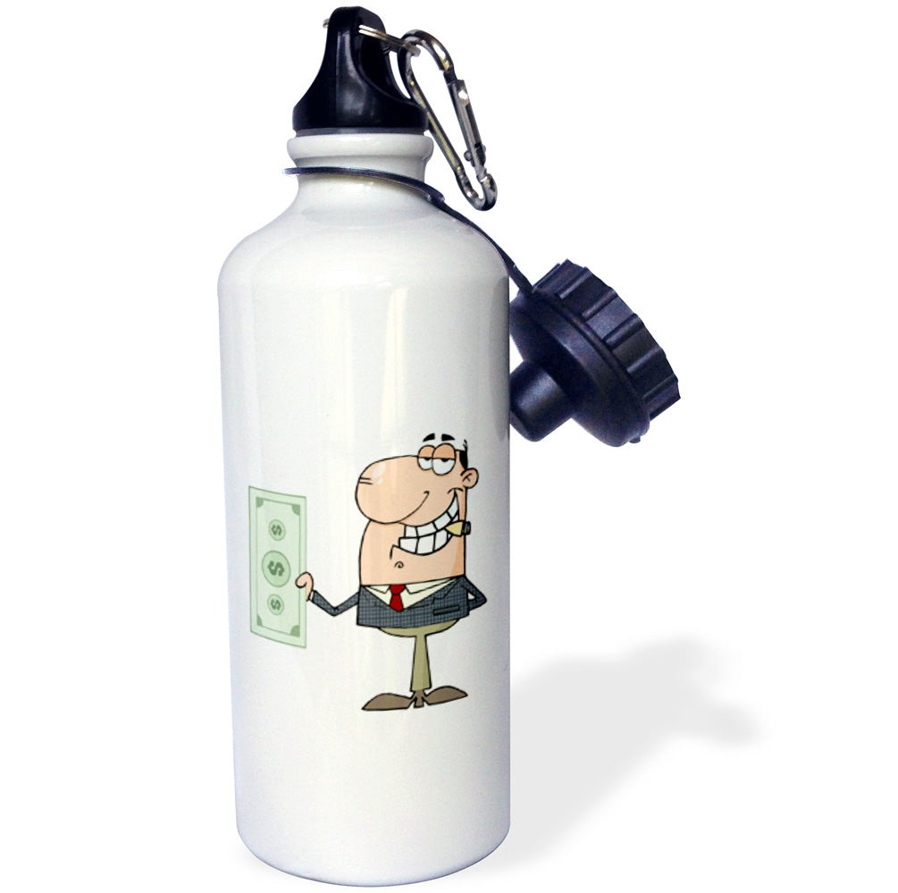 Funny Money Cartoon Water Bottle, 21-ounce R625026