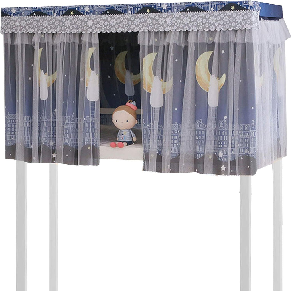 Pink Bed Canopy Curtain 3pcs C15496