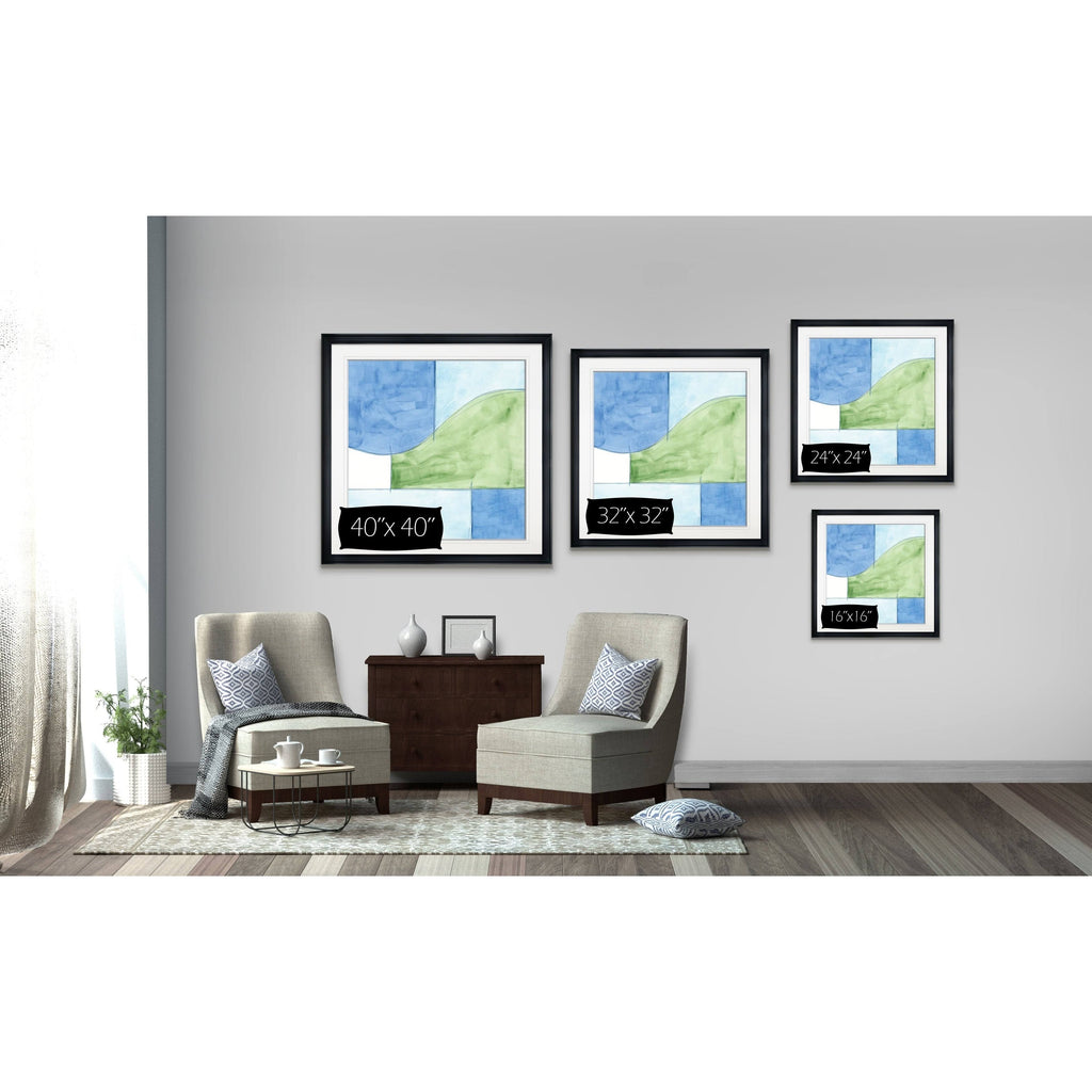 Framed Giclee Print 38x38 Q294