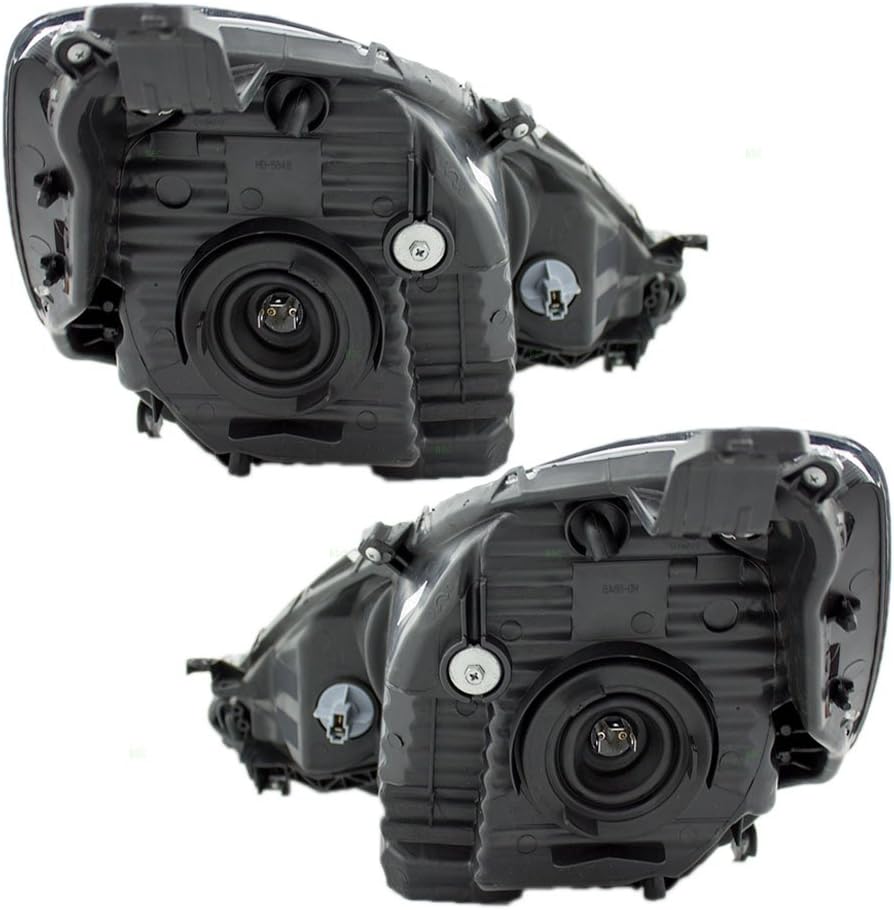 Headlights with Grey Bezels for Honda H48750