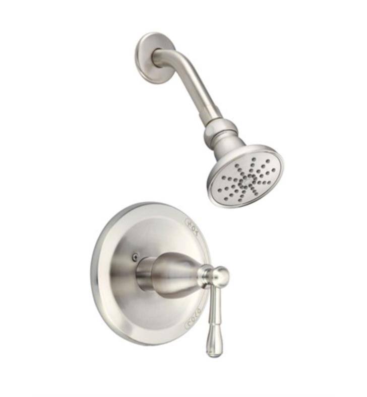 Tumbled Bronze Shower Trim M650