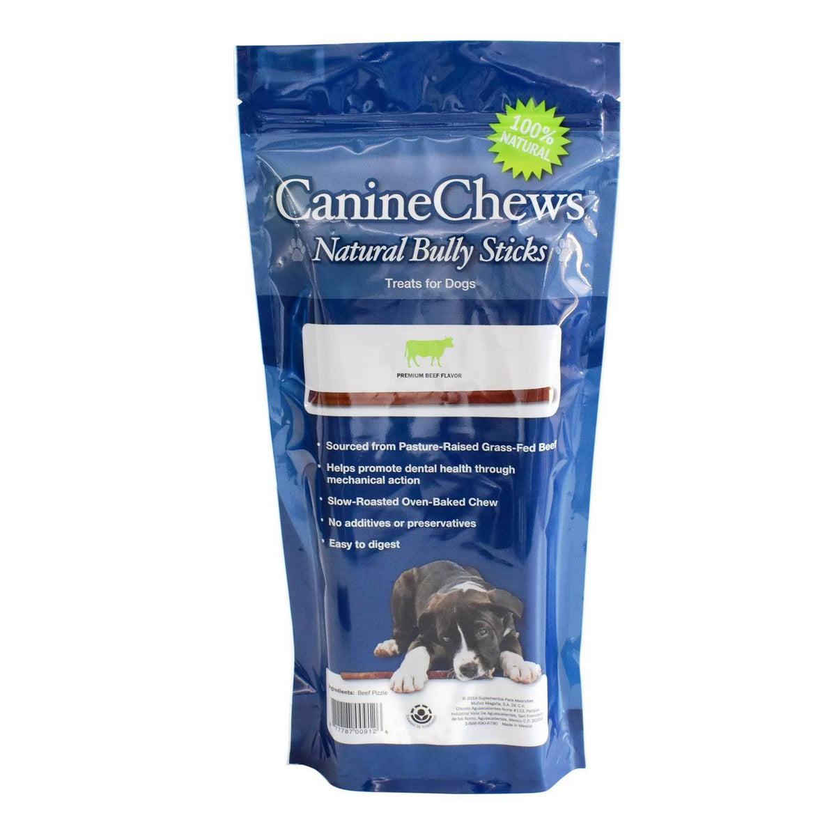 12 Ct. Natural Bully Sticks Dog Treats I680
