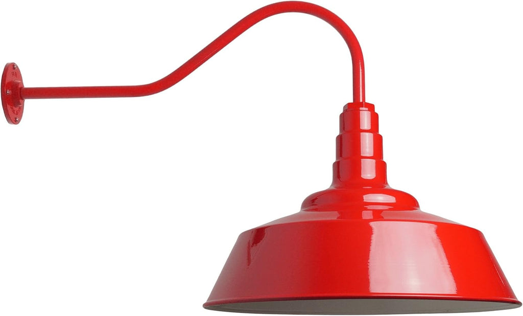 Black 20 inch Dome Barn Light W88195
