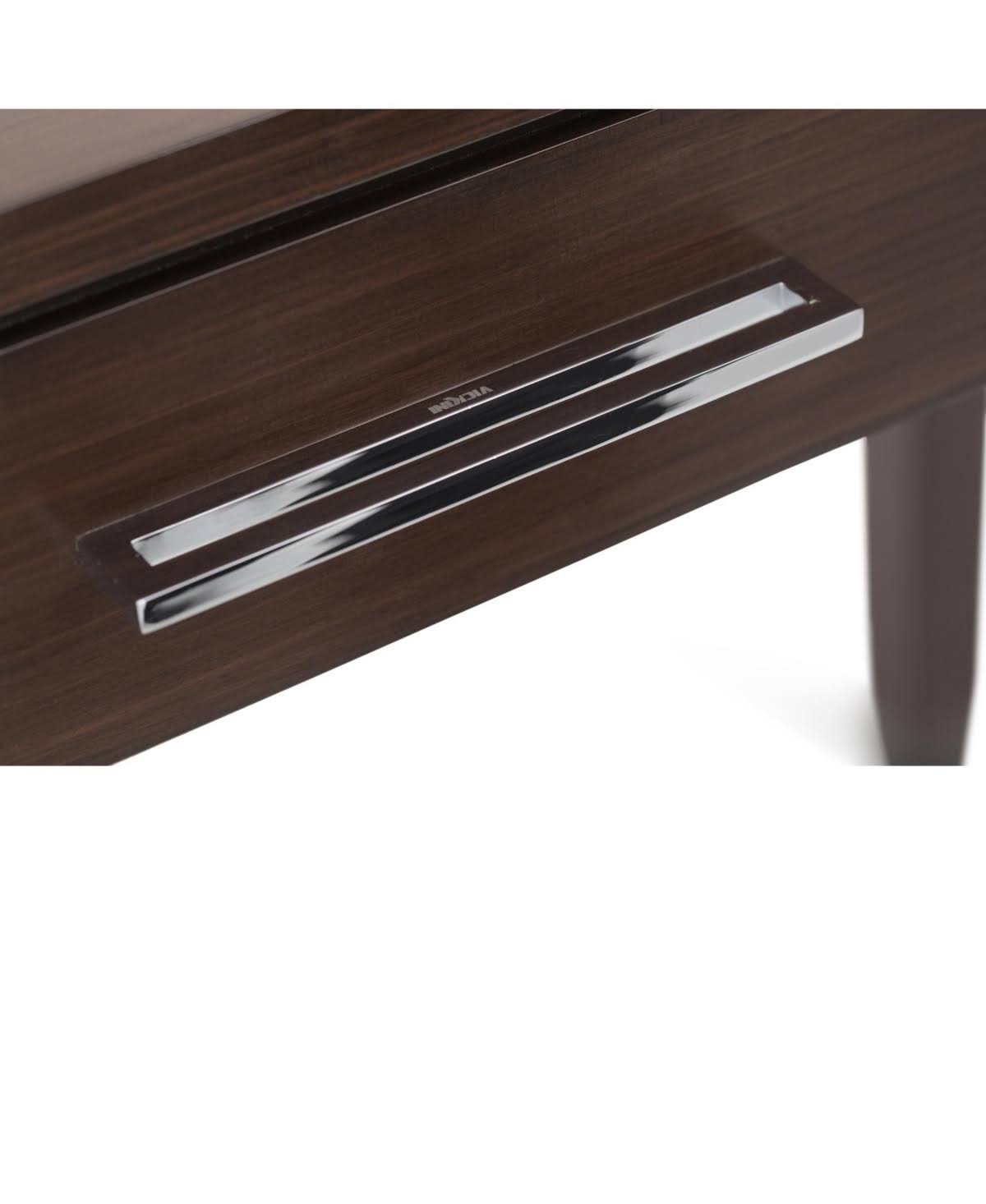 Russet Brown Solid Wood Home Office Desk O26904