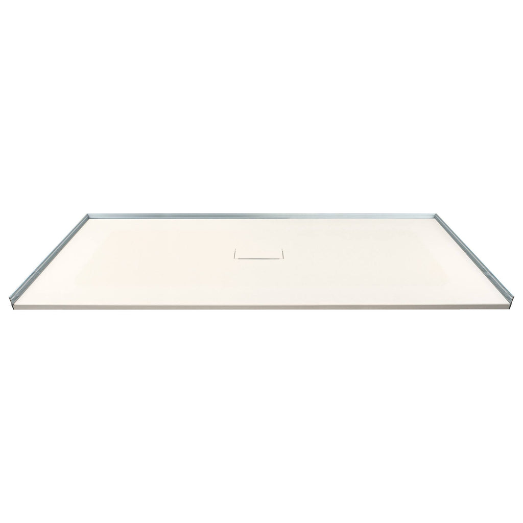 63-in L x 35.5-in Shower Base with Center Drain C117