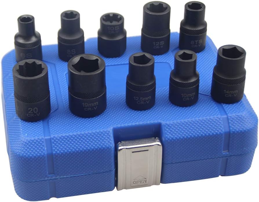 10PC Socket Tool Set for Nissan Subaru Ford Peugeot J509203