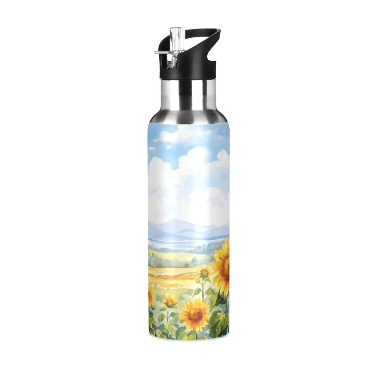 Stainless Steel Insulated Water Bottle with Straw Lid 20 oz C308432