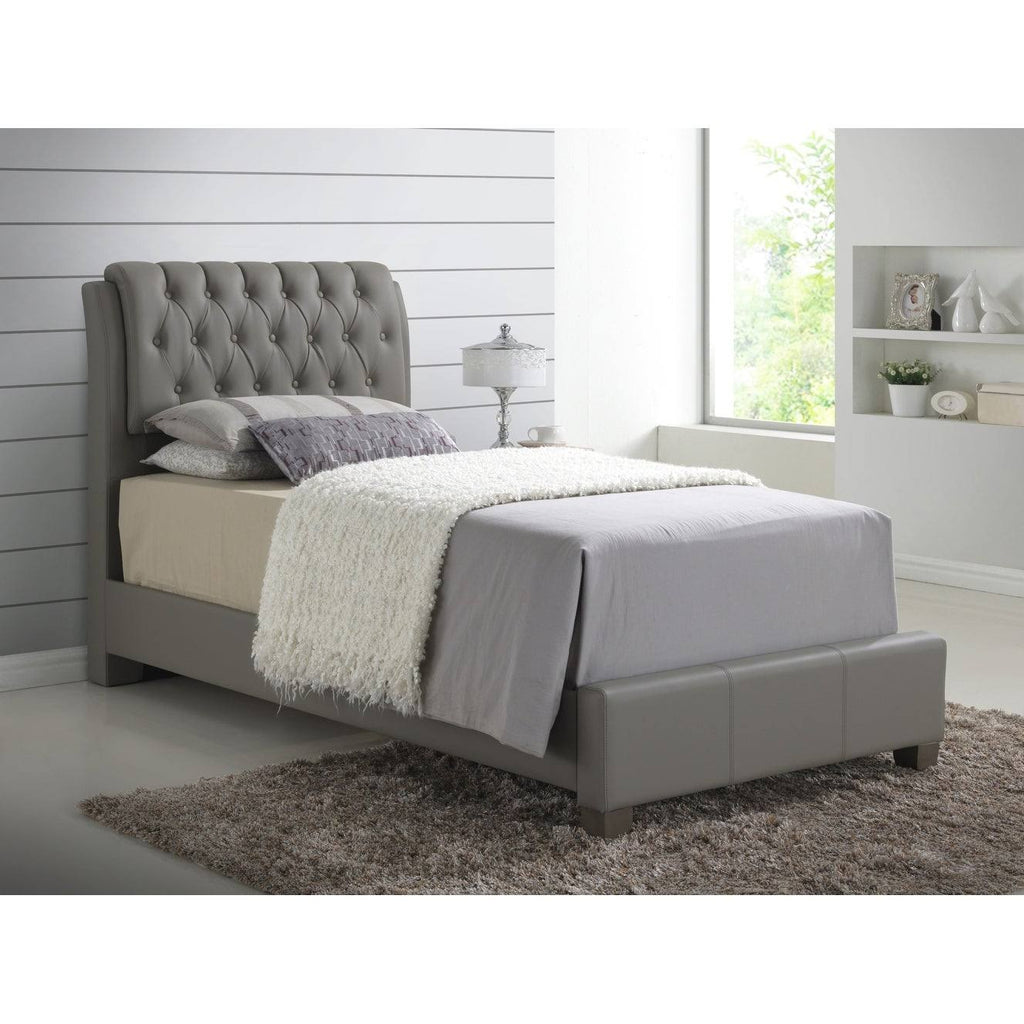 Twin Bed Light Grey R922