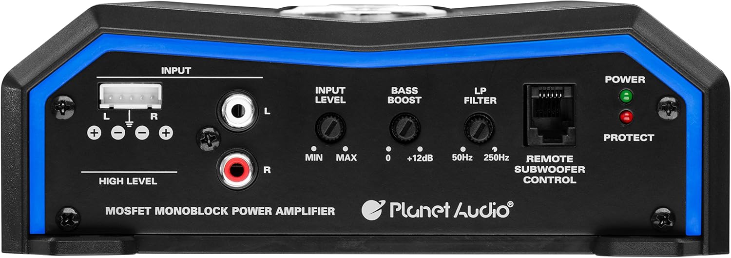Monoblock Car Amplifier, 2000 Watts, 2/4 Ohm Stable, Class A/B B3460