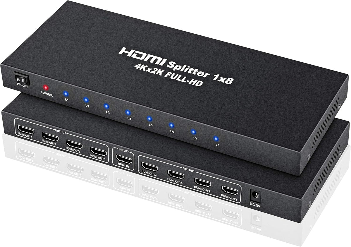 4K 1x8 HDMI Splitter Q186