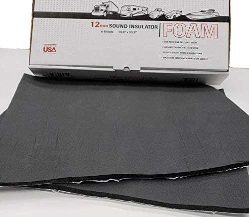 455 mil Waterproof Closed Cell Foam Sound Deadening Material 6 Sheets F4609