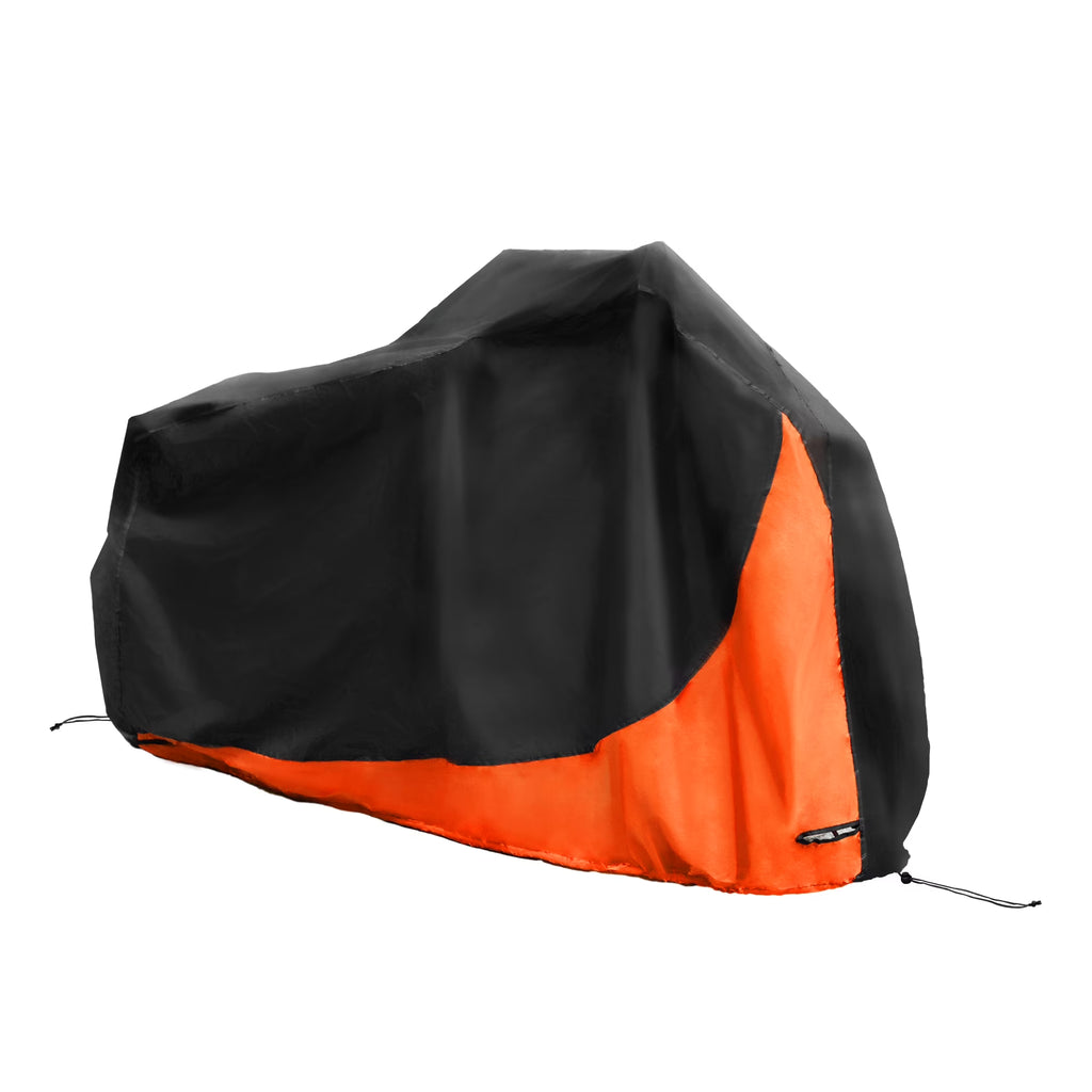 Orange Waterproof Bicycle Cover for 2 Bike I300484