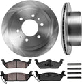 6 Lug Brake Disc Rotors Ceramic Brake Pads P983