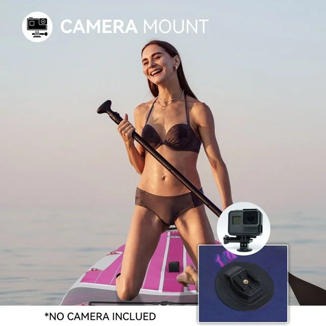 Pink Inflatable Stand up Paddleboard with Kayak Seat Repair Kit Pump Z2344