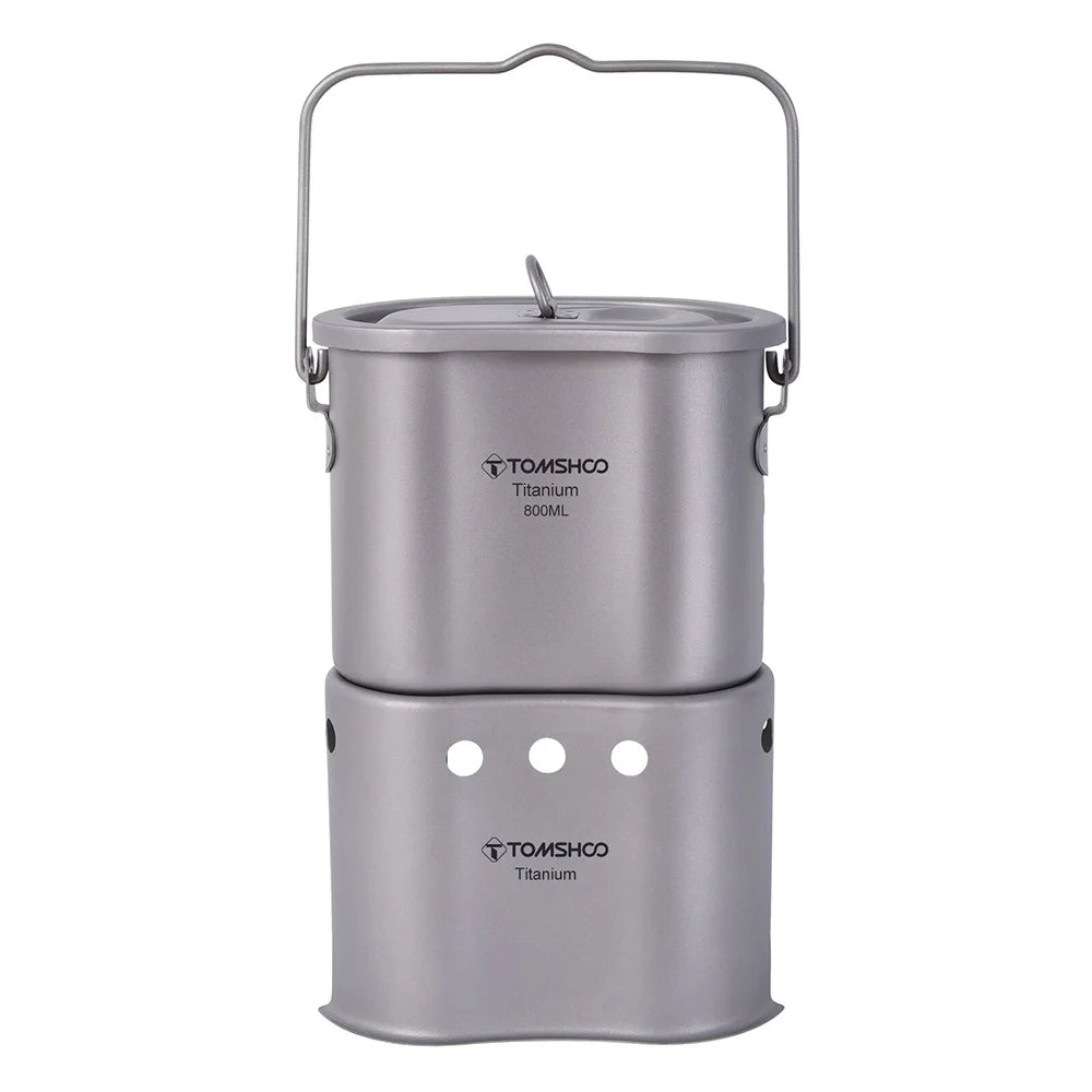 Outdoor Cookware Set Pot And Stove Portable Equipment L7410