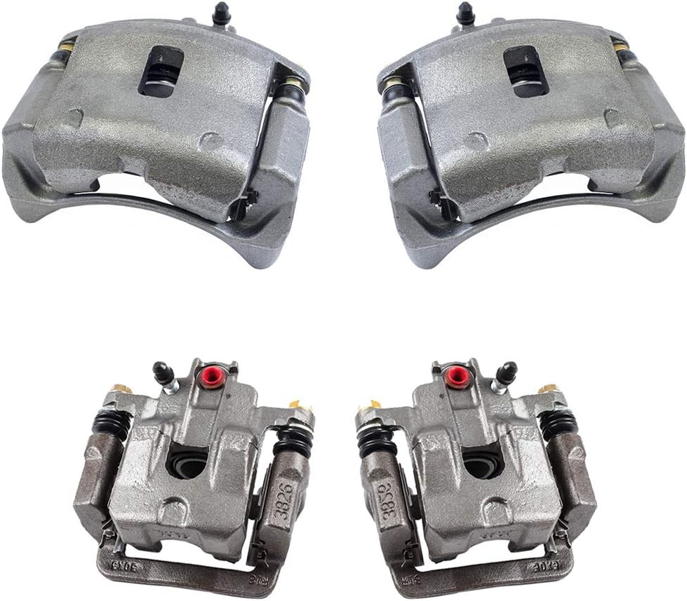 Front + Rear 4 Semi-Loaded Caliper Assembly Set Kit O72335