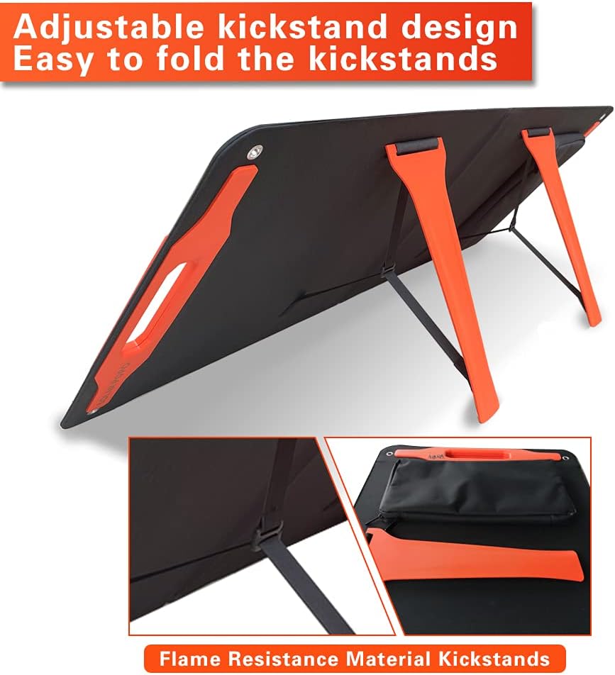 100W Portable Folding Solar Panel Charger with USB Outputs X255