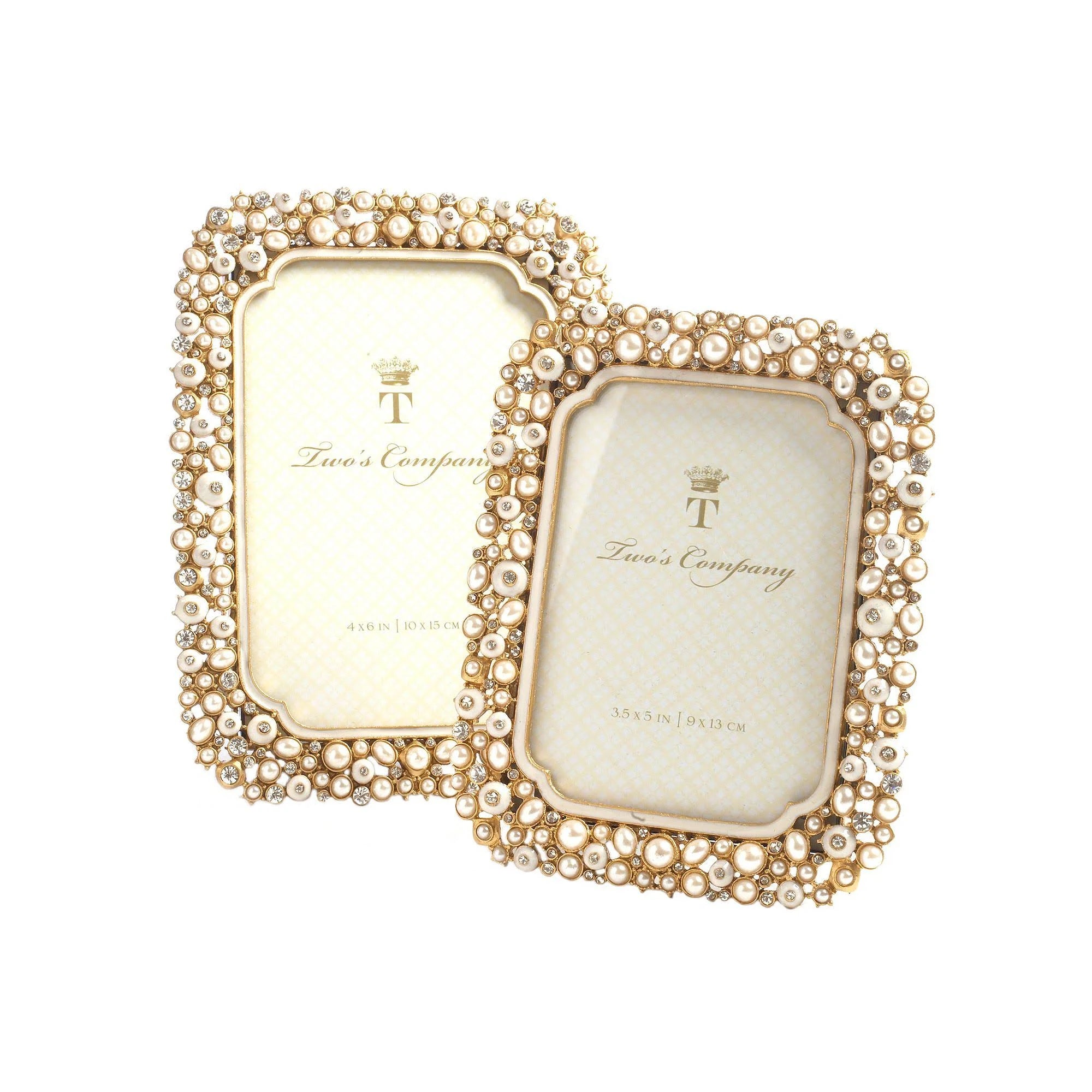 Set of 2 Crystal Photo Frames K7059