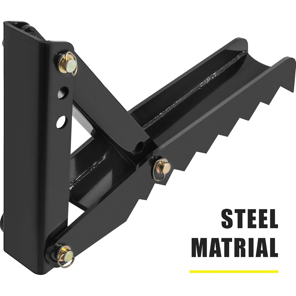 24 Backhoe Thumb, 1/2 Steel Thickness, Black Steel Weld On Thumb Attachments with 12mm Bolt-On Design E84539