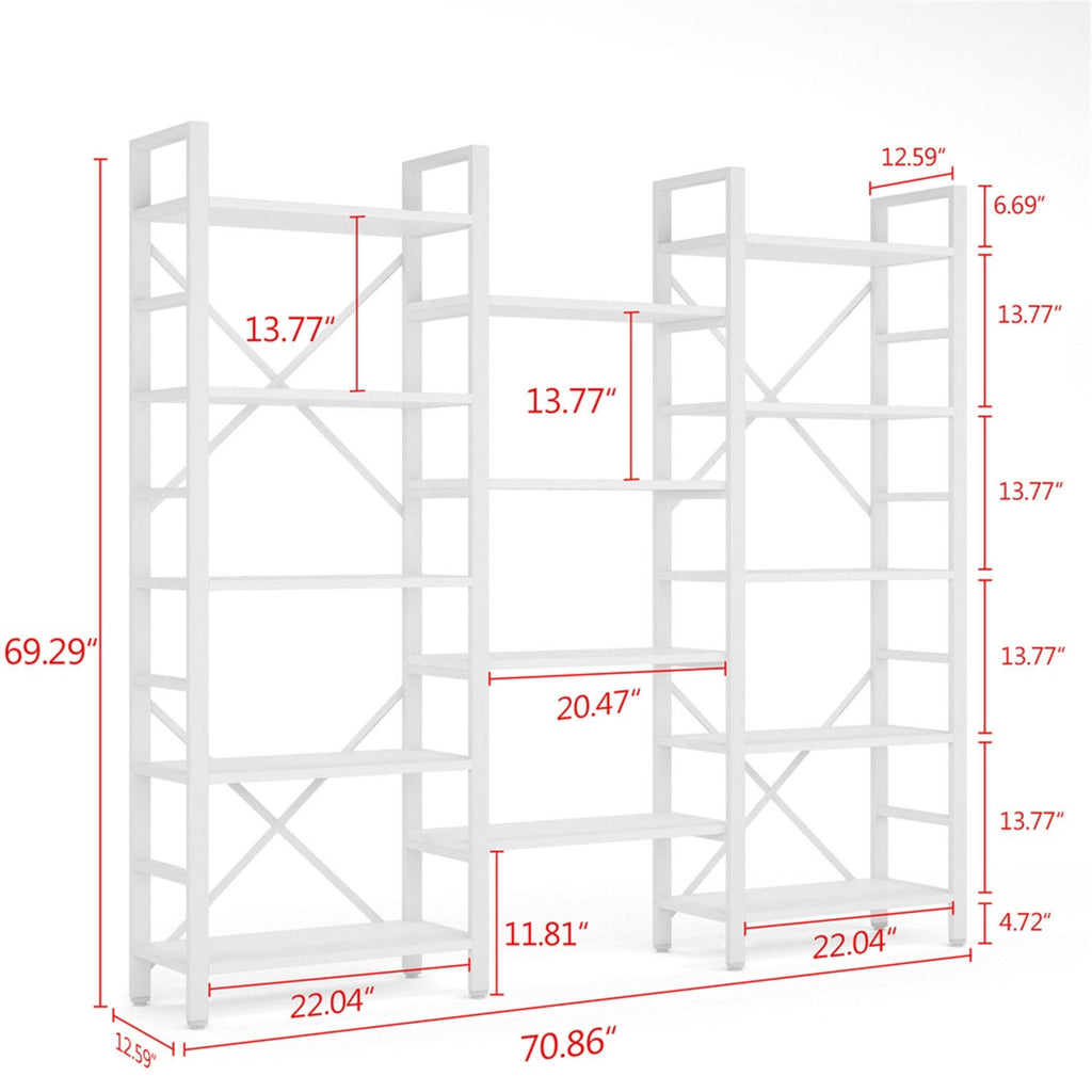 Gold 5-Shelf Bookcase T4916