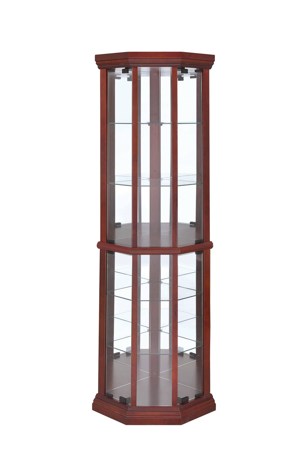 Medium Brown Curio Cabinet U2950