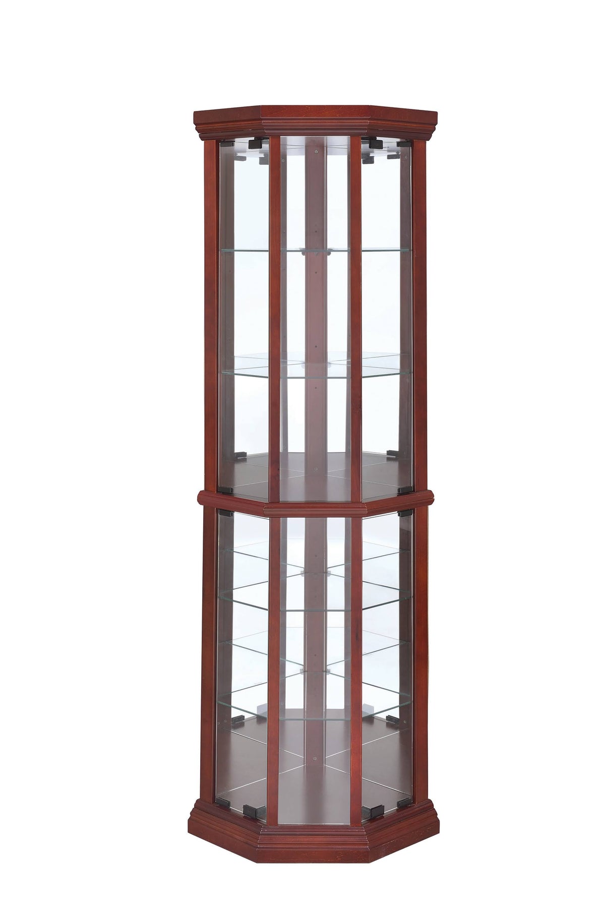 Medium Brown Curio Cabinet U2950