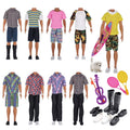 16 Pieces Boyfriend Dolls Clothing Shoes Handmade 11inch Toys E9534