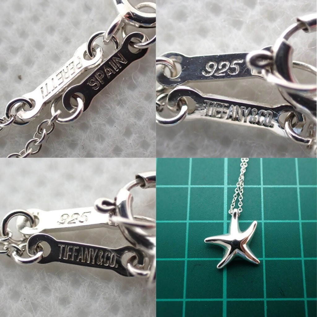 925 Starfish Pendant Necklace I411