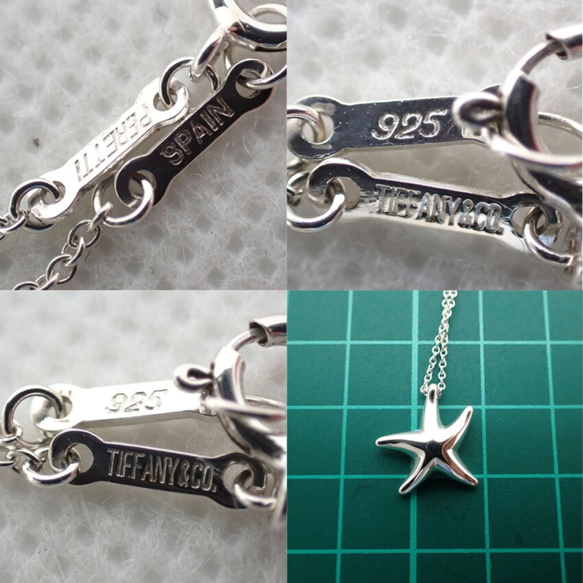 925 Starfish Pendant Necklace I411