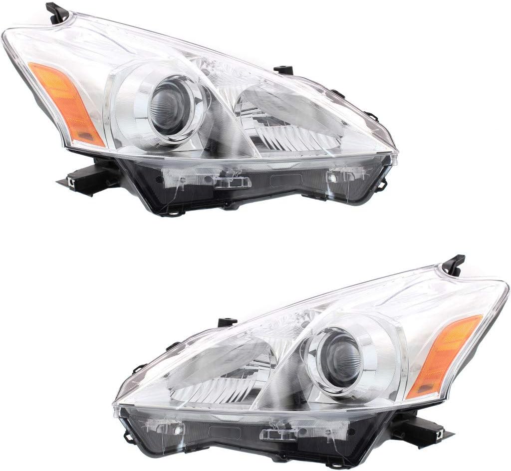Headlight Assembly Pair for Toyota Prius V Z674
