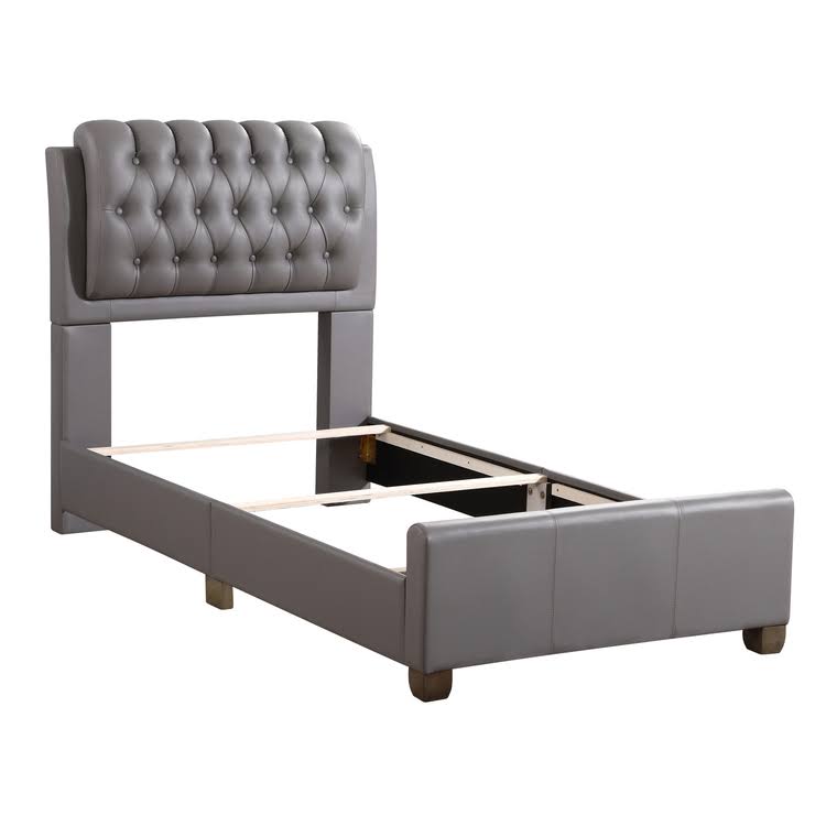 Twin Bed Light Grey R922