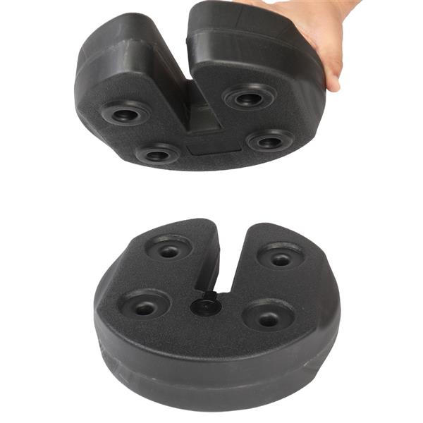 Black Water Fillable Weight Plates for Tent Canopy Q26000